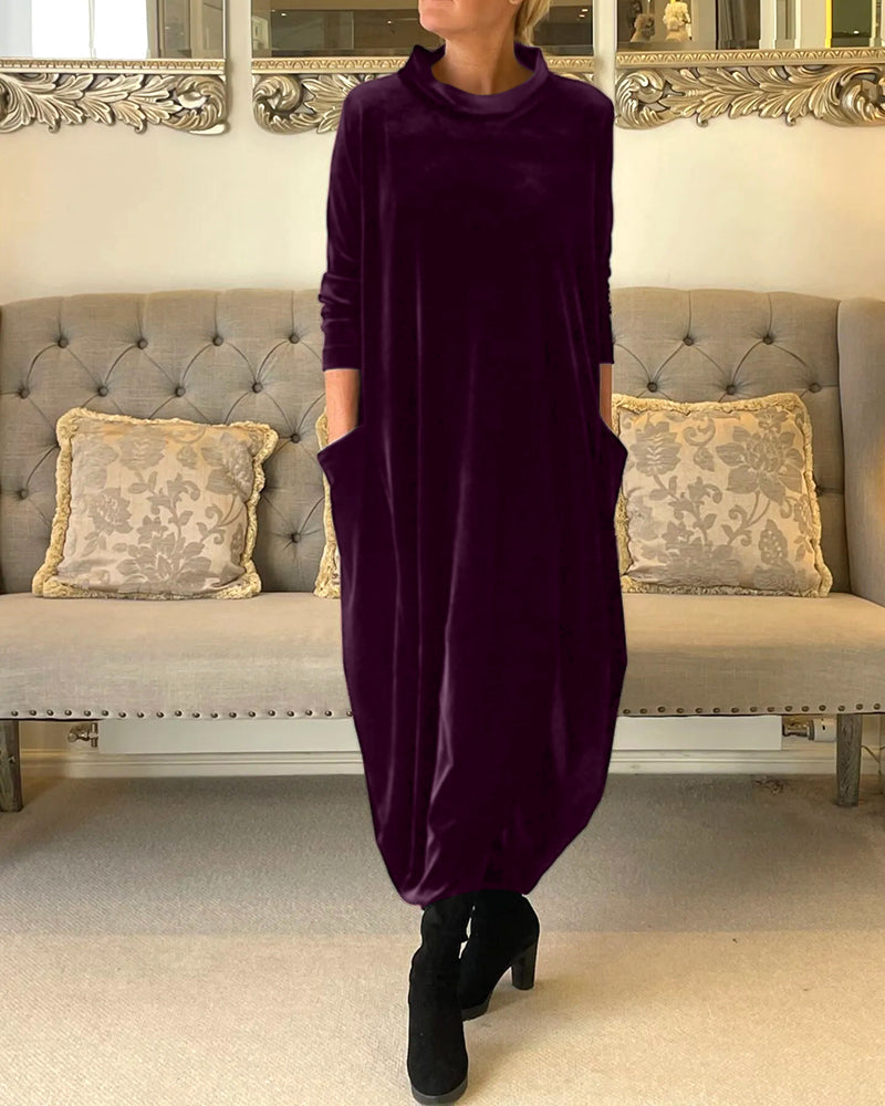 Margaret | Velvet Maxi Dress