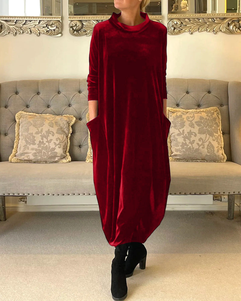 Margaret | Velvet Maxi Dress