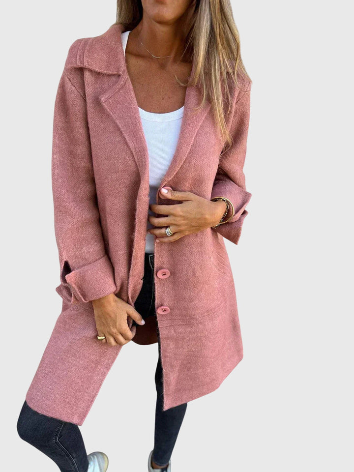 Lisa | Soft Knit Longline Coat