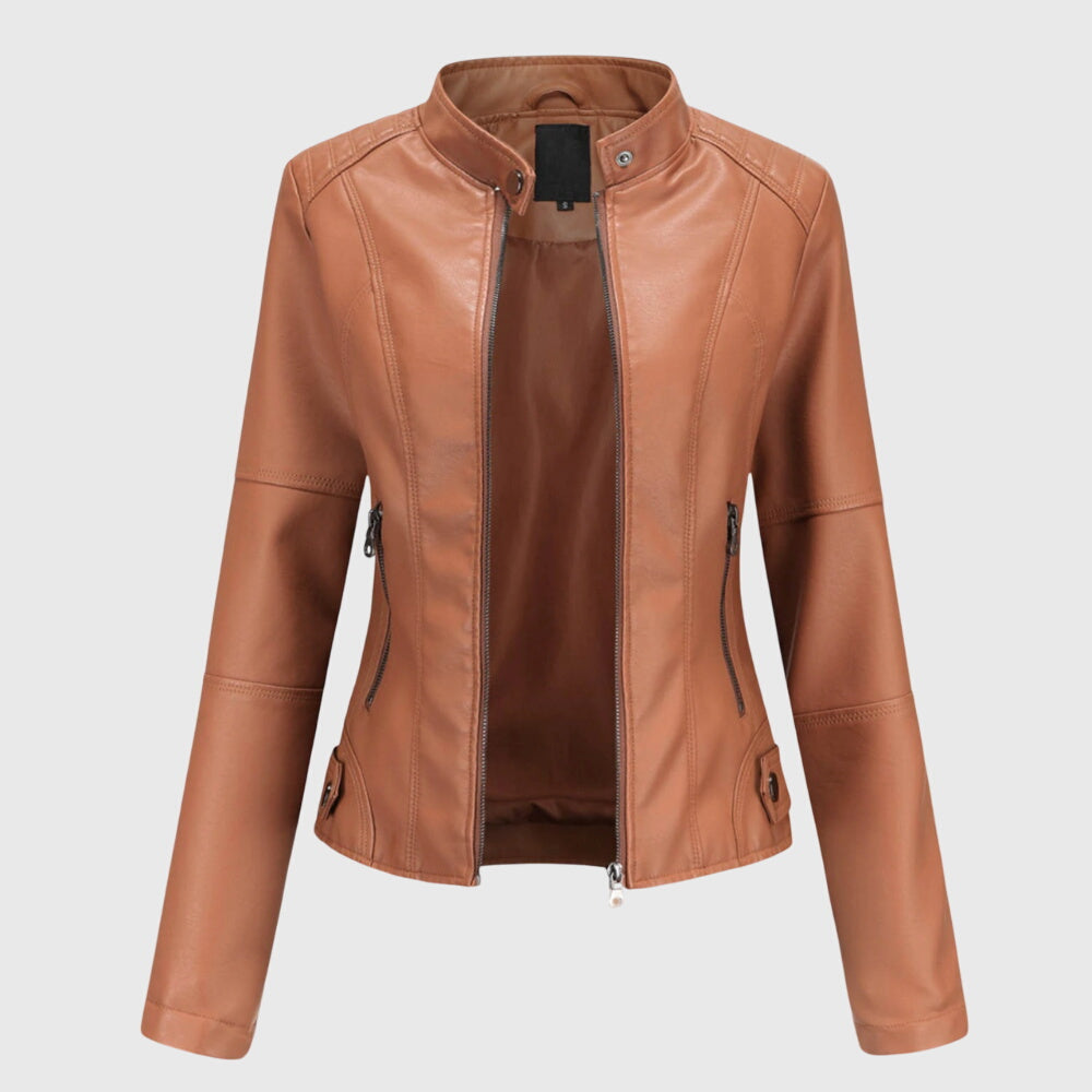Giorgina™ - Stylish Leather Jacket for Women