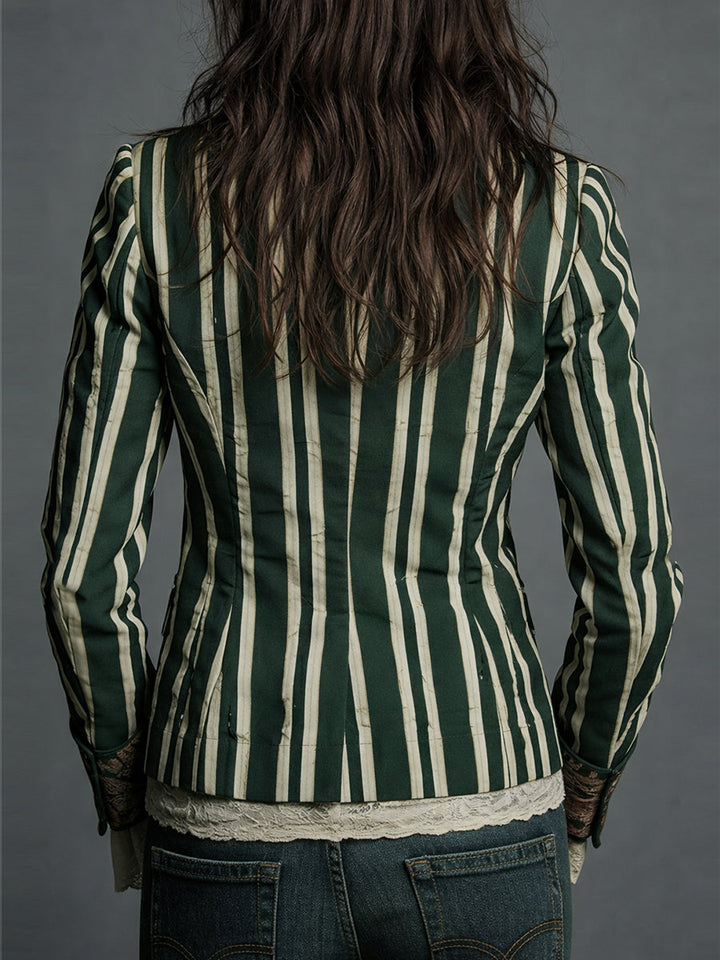 The Juniper™ | Bohemian Striped Blazer