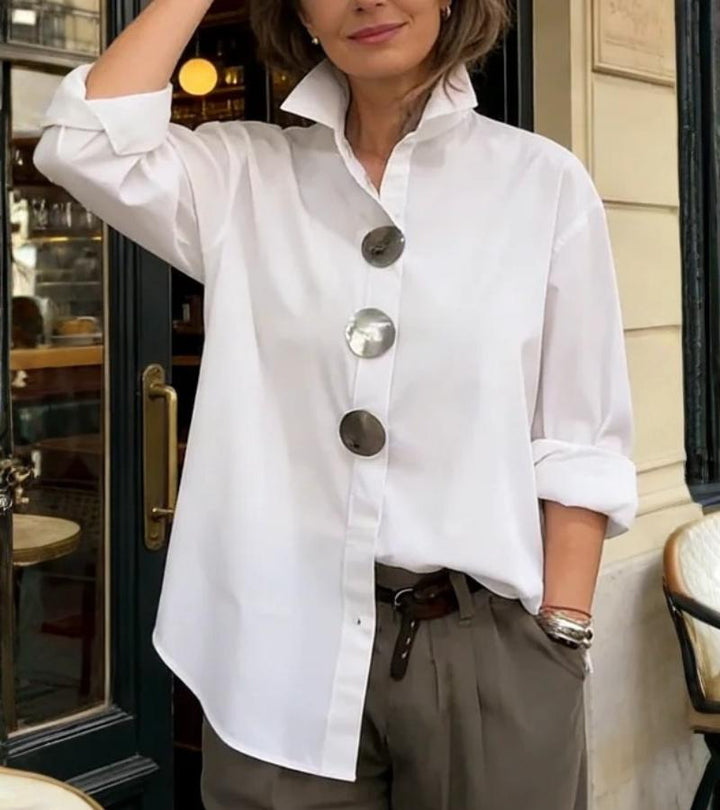 Grazia | The mid-season blouse with refined finishes