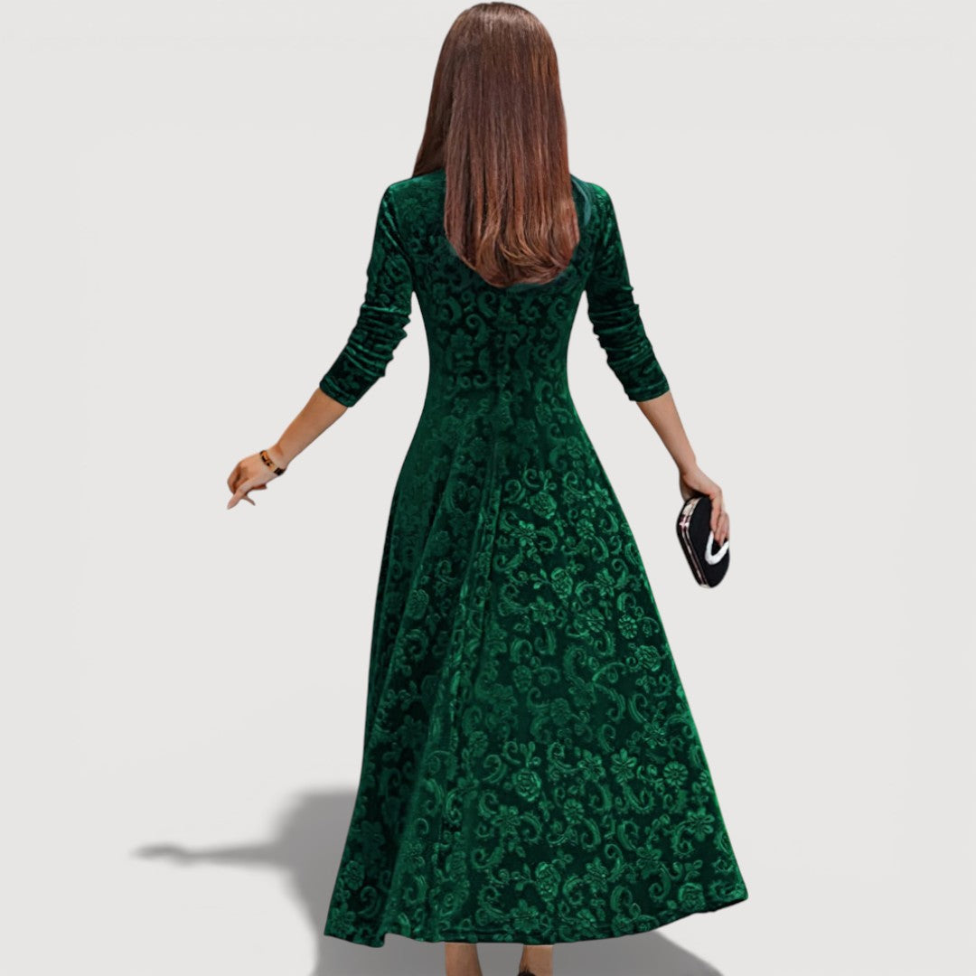Jillian | Elegant Velvet Dress
