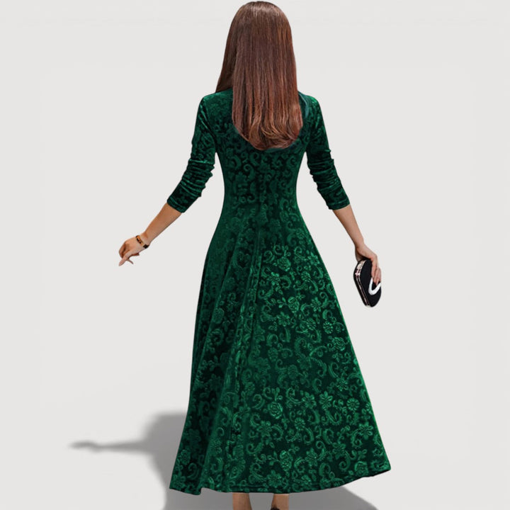 Jillian | Elegant Velvet Dress