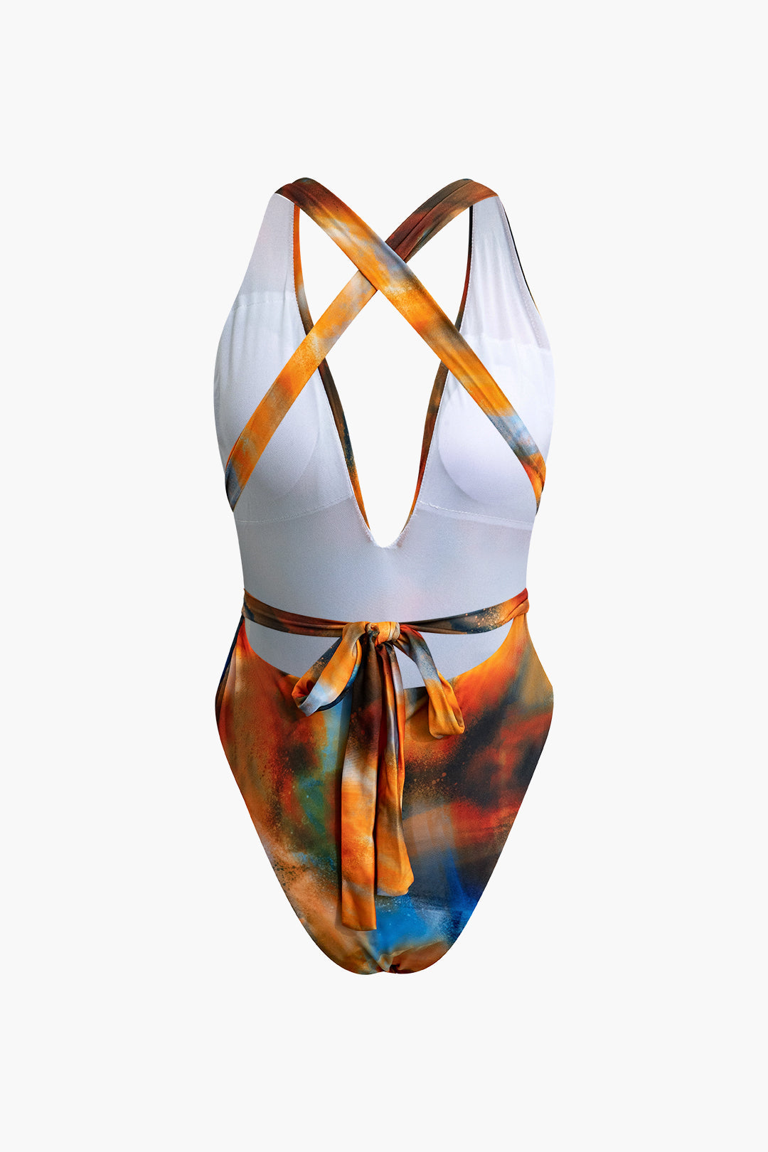 Siena | Watercolor Crossed Swimsuit and Pareo Set