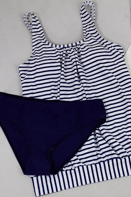 Harbour | Flattering Striped Bathing Suit Set