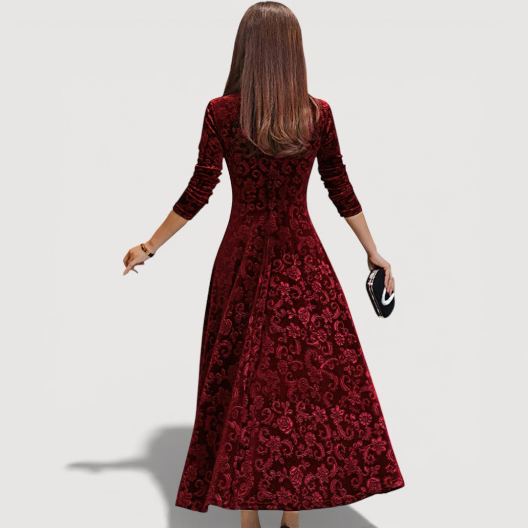 Jillian | Elegant Velvet Dress