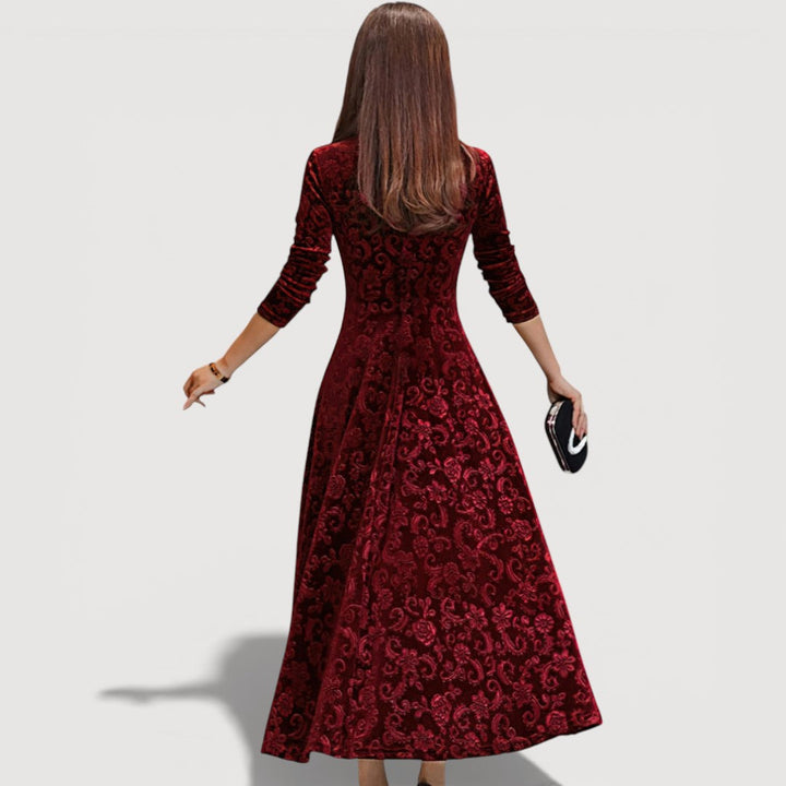 Jillian | Elegant Velvet Dress