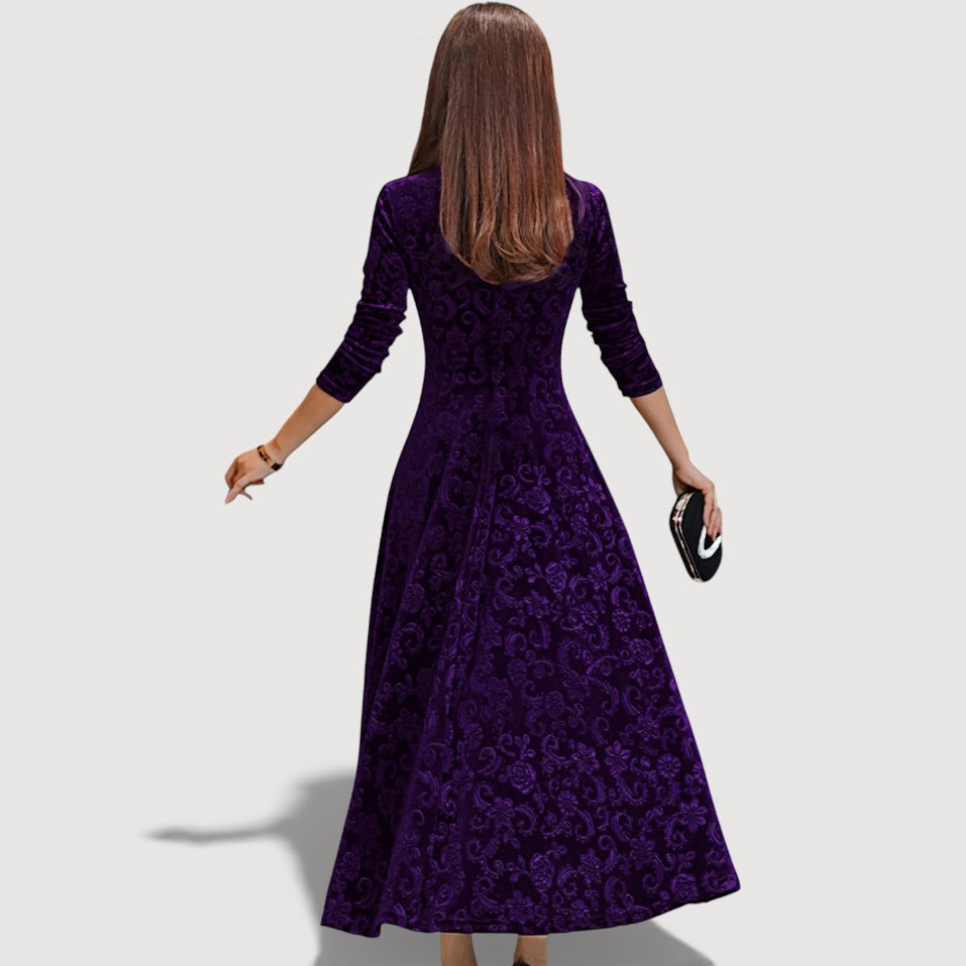 Jillian | Elegant Velvet Dress