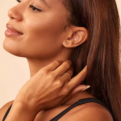 Soravelle | Round Earrings 18K Gold