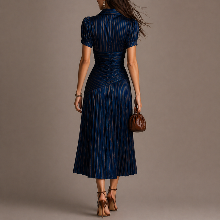 Florence | Vintage Elegant Chiffon Maxi Dress