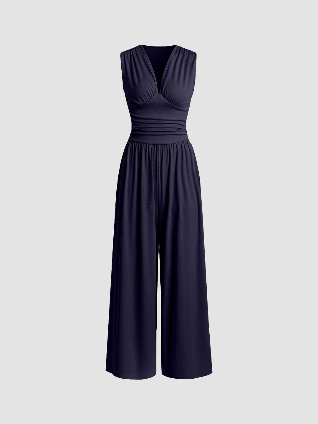 CHARITY | Chic Sleeveless Wide Leg Jumpsuit