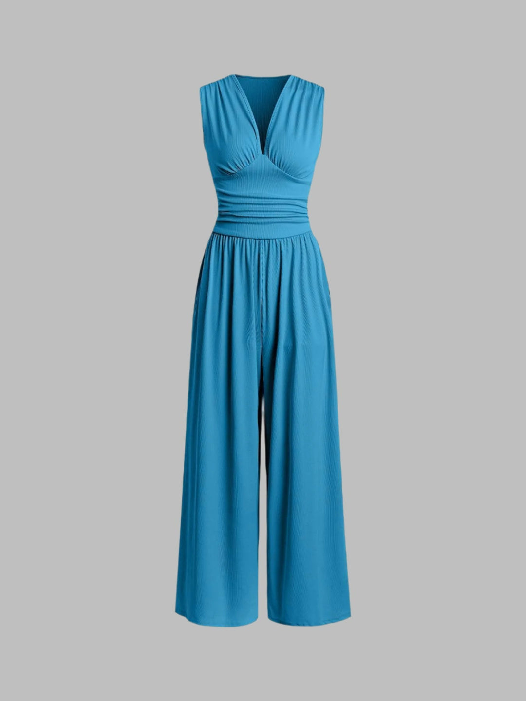 CHARITY | Chic Sleeveless Wide Leg Jumpsuit
