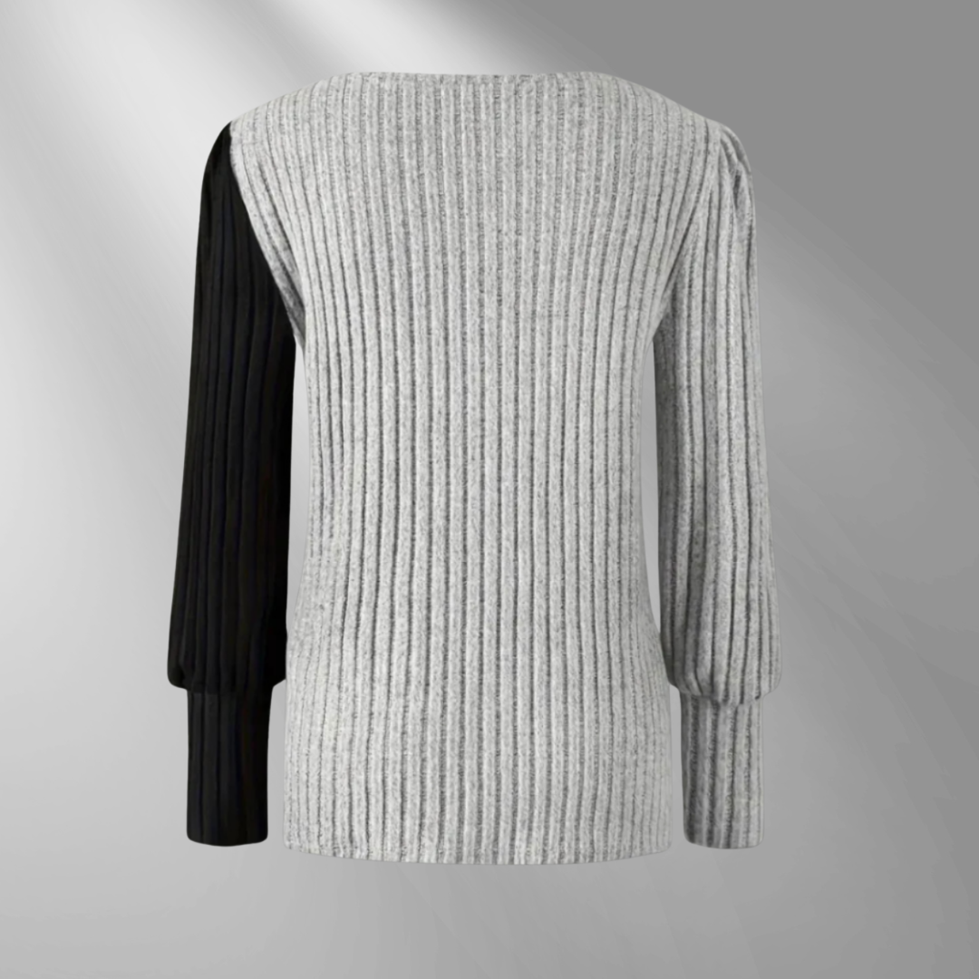 KAIA | Elegant Button Down Knit Longsleever