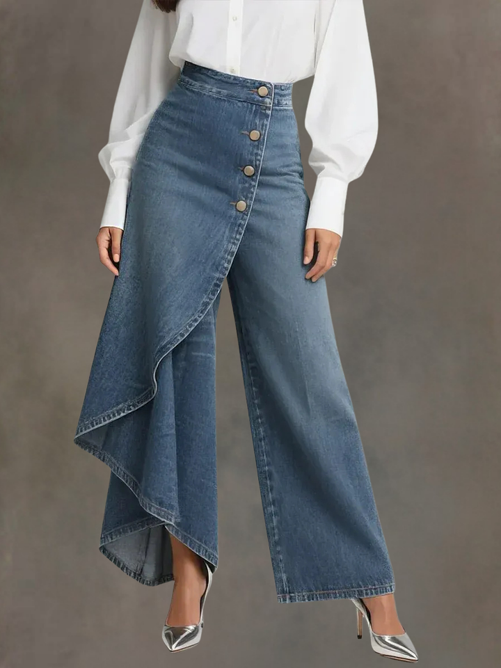 Zynera™ – High-Waisted Wide-Leg Jeans