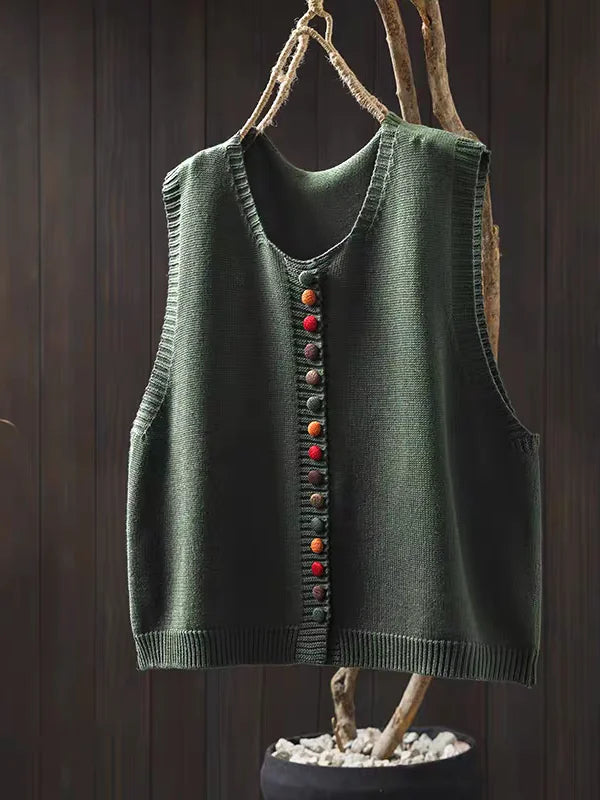 Charlotte™ | Cozy Sleeveless Knit Top