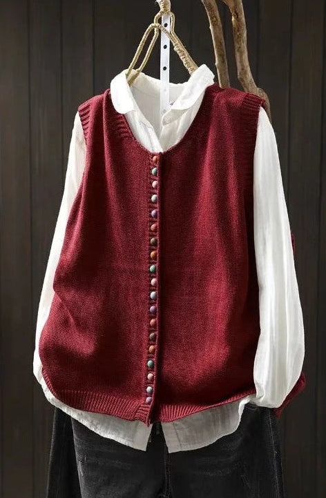 Charlotte™ | Cozy Sleeveless Knit Top