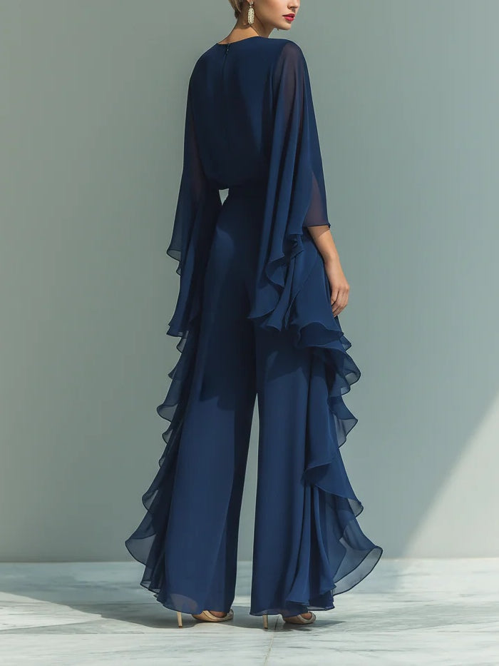 Savannah™ Elegant Chiffon Ruffle Set