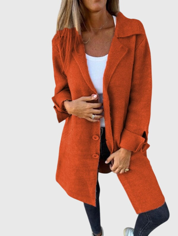 Lisa | Soft Knit Longline Coat