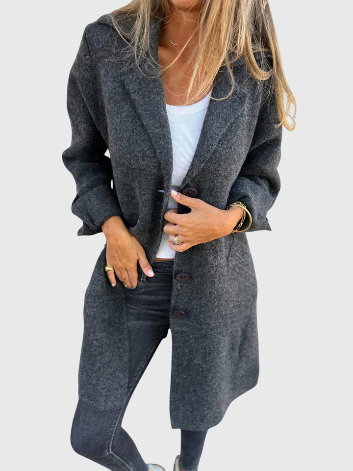 Lisa | Soft Knit Longline Coat
