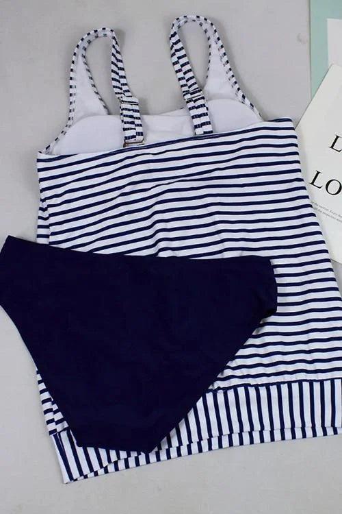 Harbour | Flattering Striped Bathing Suit Set