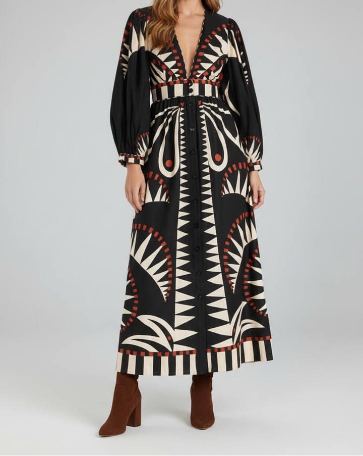 Seraphina™ Printed Maxi Dress