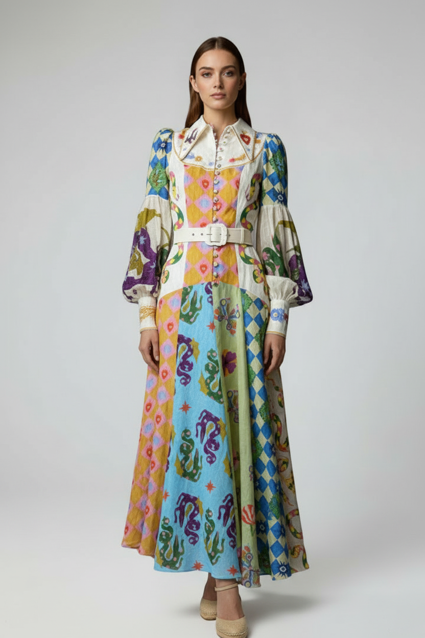 Seraphina™ Printed Maxi Dress
