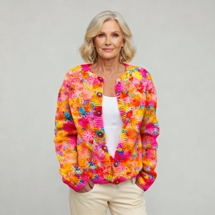 Gwen | Floral Print Cardigan