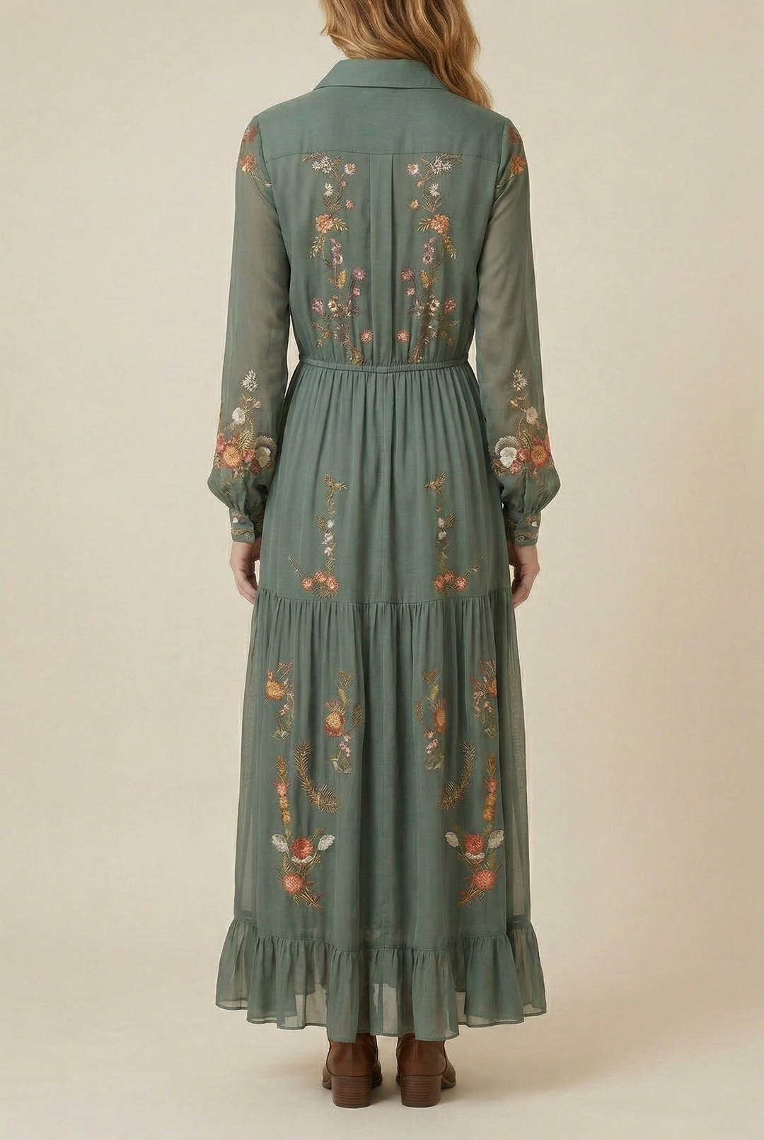 Selene™ Bohemian Floral Maxi Dress