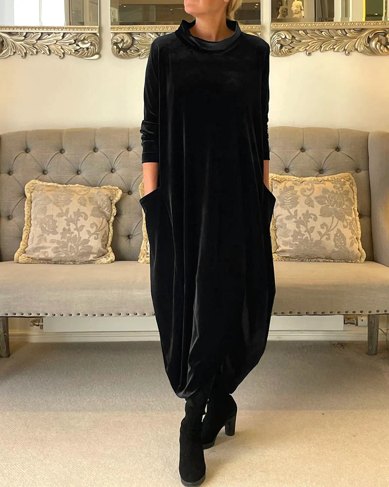 Margaret | Velvet Maxi Dress