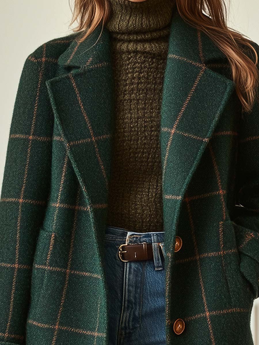 Aurora Heritage Plaid Coat