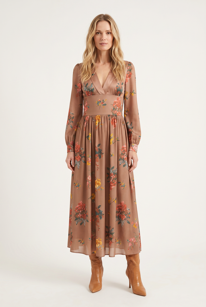 Selene™ Bohemian Floral Maxi Dress