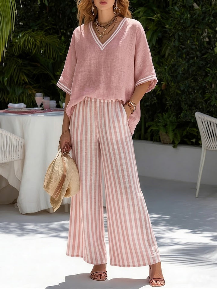 Alira Striped Two-Piece Set